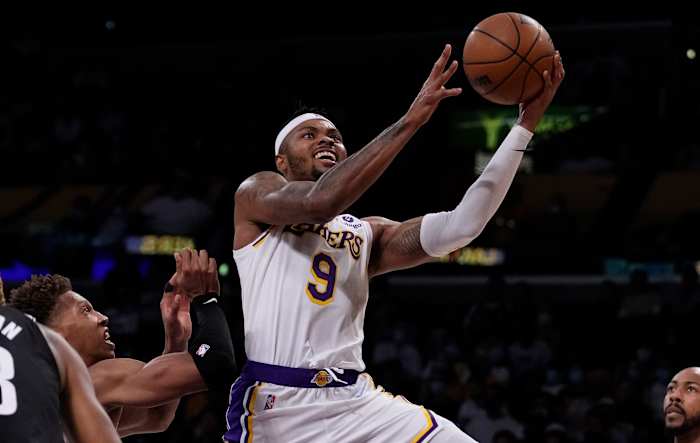 kent bazemore usa today lakers 2021